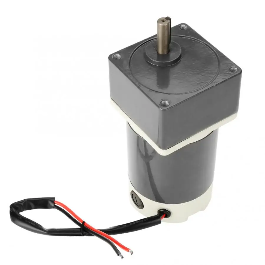 DC 24V 60W постоянный магнит Шестерня Регулируемая скорость двигателя CW/CCW электродвигатель