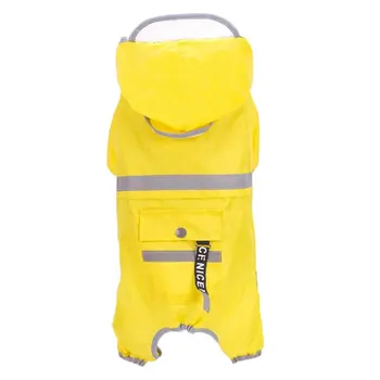 

Dog Raincoat Four-legged Waterproof Pet Supplies Clothes Spring And Summer Wear Pet Raincoat Full Package Style