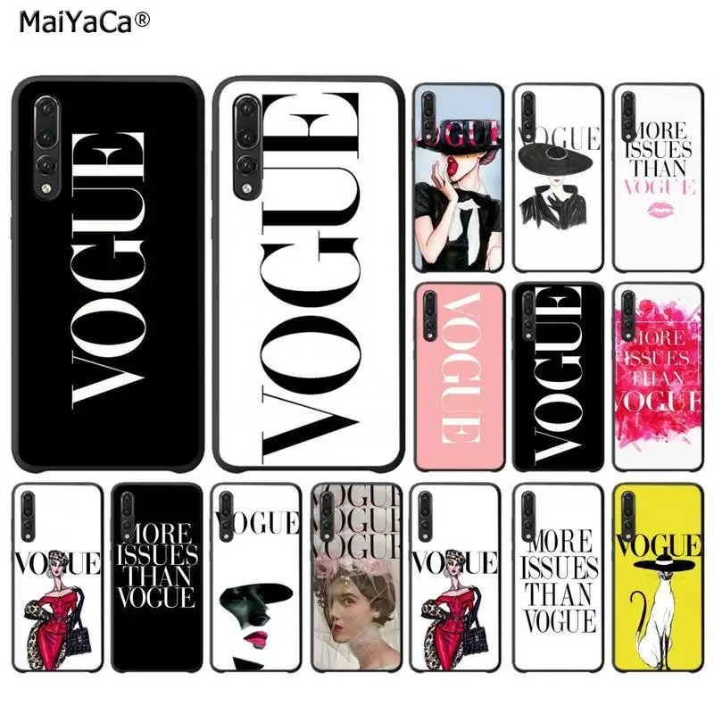 Женский роскошный чехол MaiYaCa больше проблем чем Vogue для huawei p10 lite p20 P40 pro p30 psmart 2019 |
