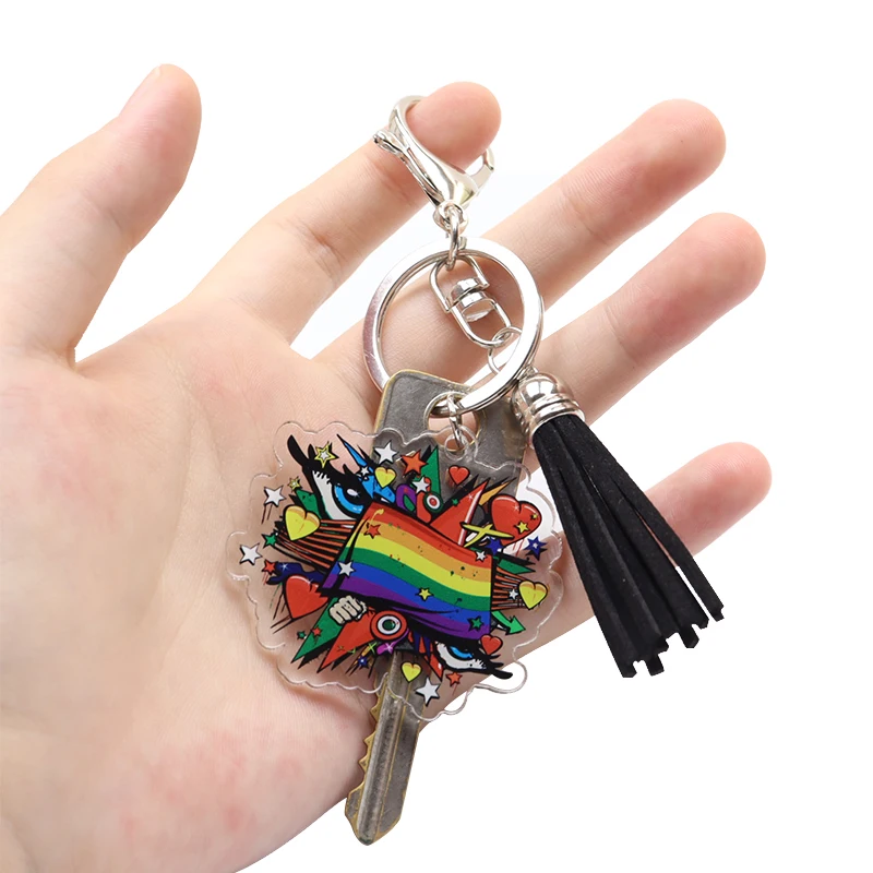 Keychains and Wristlet Straps - Pride Flags and Fun Designs — Cybermenology  - Handmade Goods and Other Nerdy Things