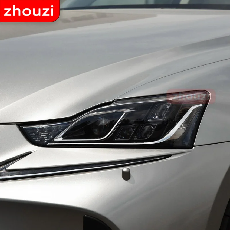 2 Pcs สำหรับ Lexus 2016 2020 200T 300H 250 F Sport รถไฟหน้าสีดำฟิล์ม