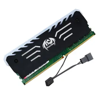 

Desktop Memory Cooling Clip RGB Light 6 Automatic Change RAM Cooling Vest