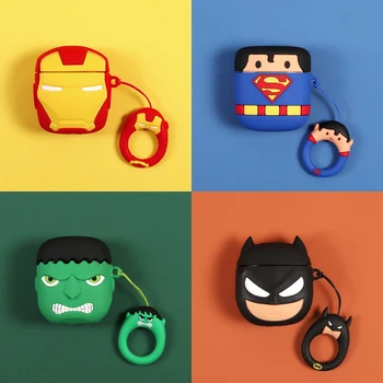

Cute Cartoon Wireless Earphone Case for Apple AirPods 2 Silicone Charging Headphones Case for Airpods Protective Cover