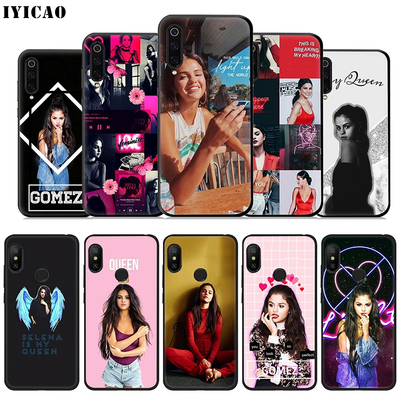 IYICAO Selena Gomez Soft Case for Xiaomi Mi A3 A2 A1 10 9T CC9E CC9 9 8 6 Se Lite F1 5X 6X MiA1 MiA2 MiA3 |