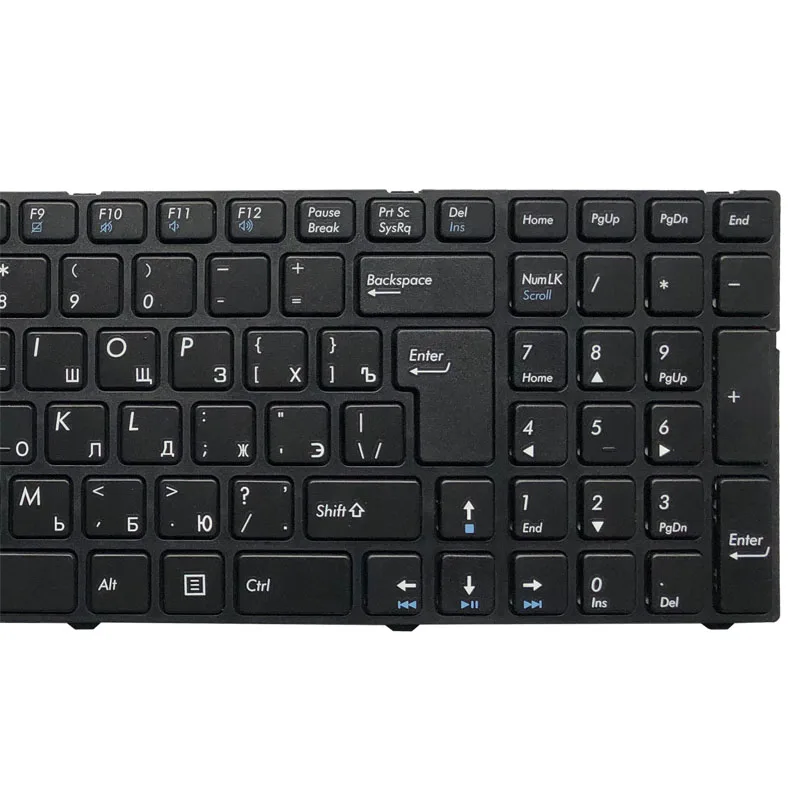 Русская клавиатура для ноутбука Medion Akoya MSI E6237 E7416 P7627 P7628 E6239T P6643 P7631 MD 98873 черная с