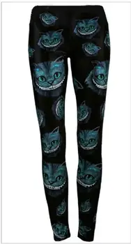 

[Hot sale] European and American women's digital printing Slim outdoor sports pants Leggings women jeggings hot designer