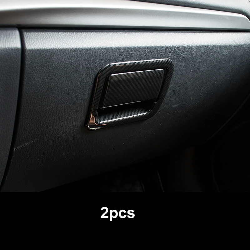 Черный узор из углеродного волокна для Mazda 3 Axela- внутренняя отделка крышка передач стекло лифт переключатель панель декоративная - Название цвета: 4