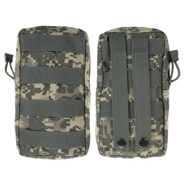 Тактическая Сумка Molle, сумка для повседневного использования, сумка для жилета, рюкзака, пояса для охоты на открытом воздухе, поясная сумка, военная сумка для страйкбола, аксессуары для игр - Цвет: ACU Camouflage