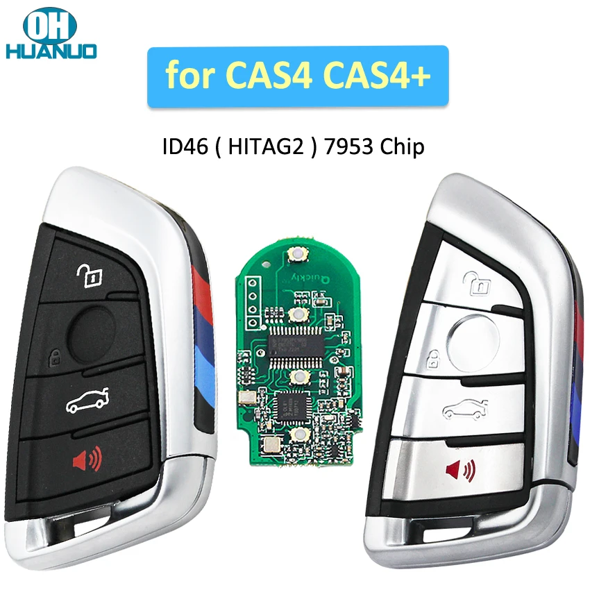 4 кнопки 315 МГц дистанционный смарт ключ брелок для BMW F CAS4 5 7 серии X3 X4 M2 M3/M4 2011 2017 с