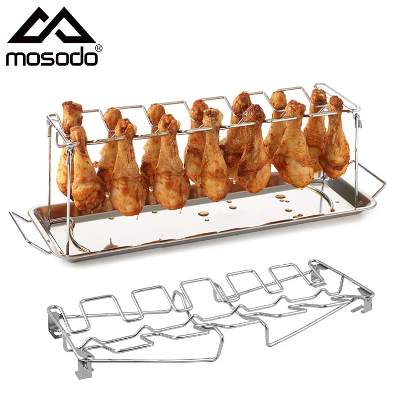 Chicken Leg Holder For Oven Grill, Roaster Made Of Stainless Steel Gift
