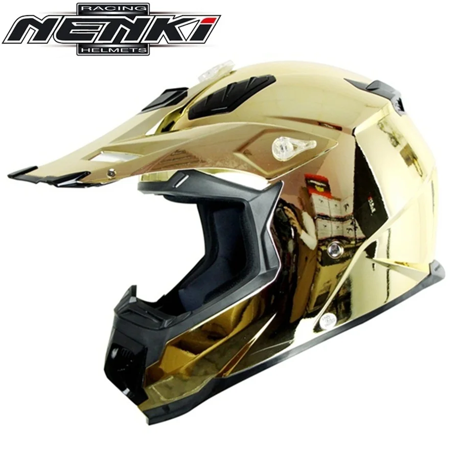 1шт NENKI гальванический шлем мото шлем Capacete ABS шлем Dot ATV мотокросса внедорожные мотоциклетные шлемы