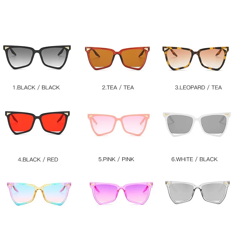 Модные Нерегулярные солнцезащитные очки пилота Женские винтажные негабаритные женские темные очки ретро дизайнерские очки oculos UV400