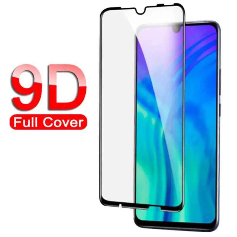 9D полное клеевое закаленное стекло для Huawei Honor 20 Lite 3D защитное на светлое