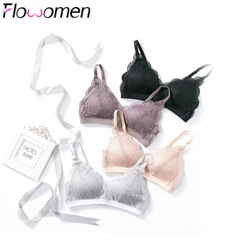 

2020 New Ladies Underwear Sexy Gathered Lace Pattern Adjustable Straps Comfortable Breathable Fashion нижнее белье женское