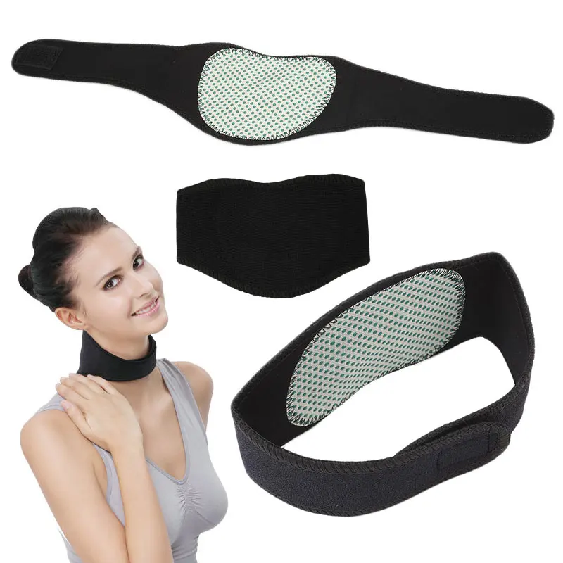 Relief Pain Belt Support Adjustable Health Care Neck Strap Durable Heating Tourmaline Fitness Massager