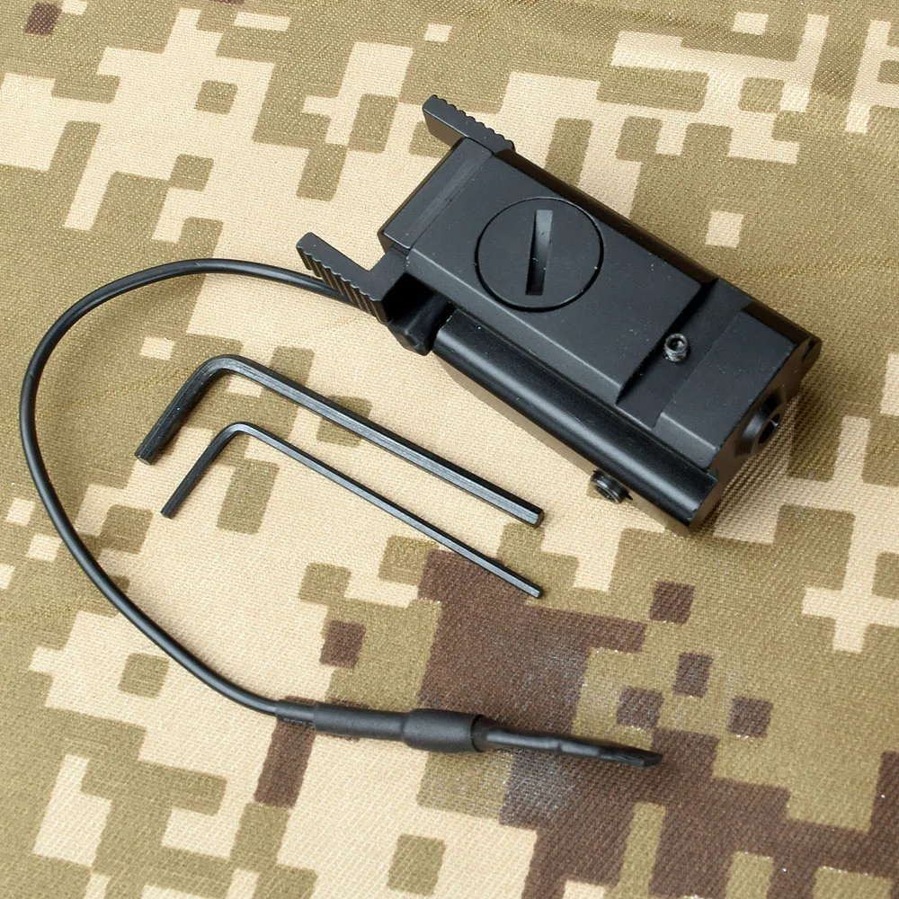 

1mw Mini Red Laser Sight 20mm Rail Pistol Weaver Picatinny Rifle Scope Tactical Compact Laser Designator Airsoft Gun for Hunting