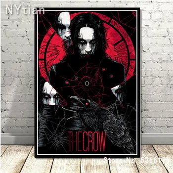 

NT214 Poster And Prints The Crow Classic Horror Movie Retro Movie Wall Art Canvas Oil Painting Picture Living Home Room Decor