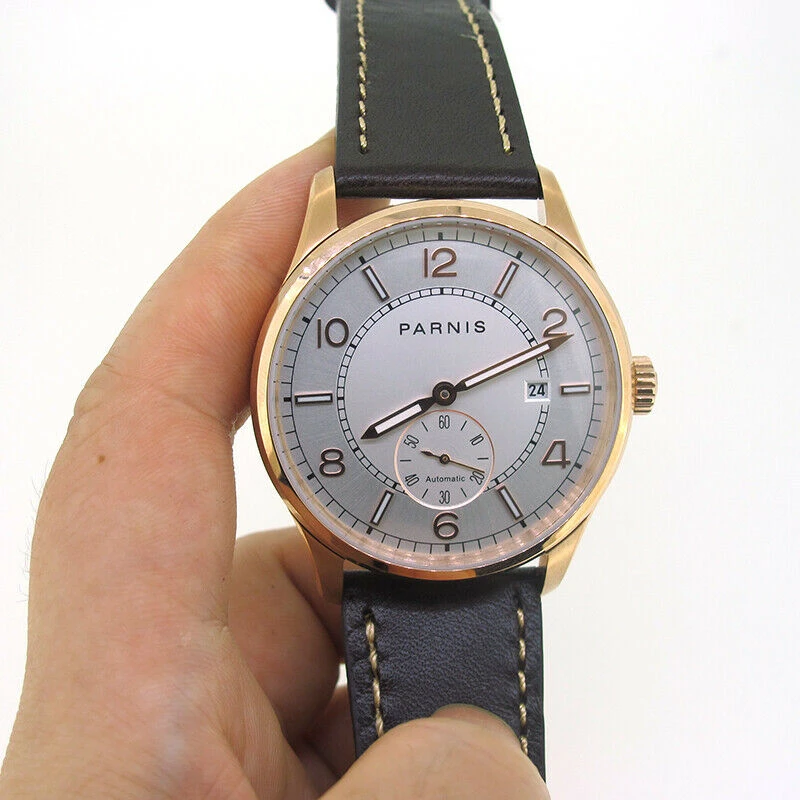 Free Shipping 41mm Parnis Small Second 