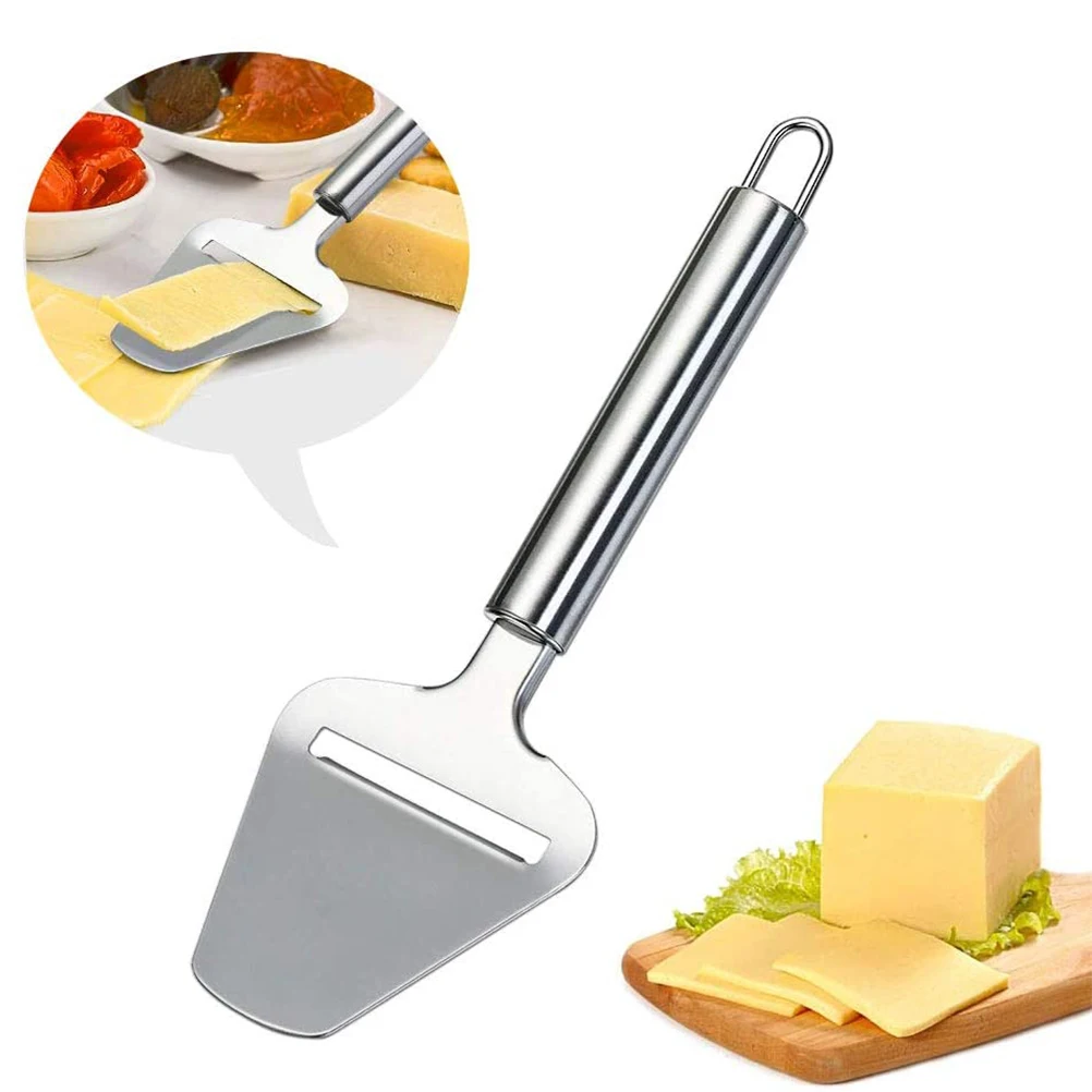 1*Portable Stainless Steel Cheese Shovel Multi Purpose Slicer For Cake