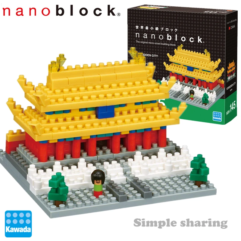 NANOBLOCK The Forbidden City 290 Pieces Building Blocks Nanoblocks Nano NBH-145 