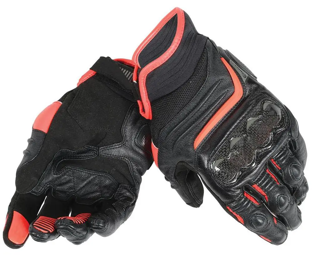 

Hot Sale!Dain Carbon D1 Short Gloves Motorbike Downhill Bike Men's Leather Glove