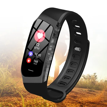 

Men Women Smart Bracelet Heart Rate Monitor Fitness Tracker Life Waterproof Sports Wristwatch for Android And IOS Smart Watch