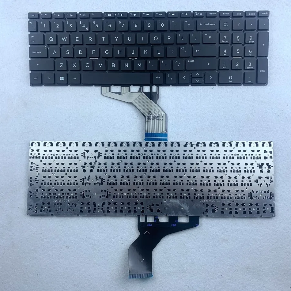 Клавиатура для ноутбука HP 15 DA DB DX DR 250 G7 255 США Великобритания Русская клавиатура с