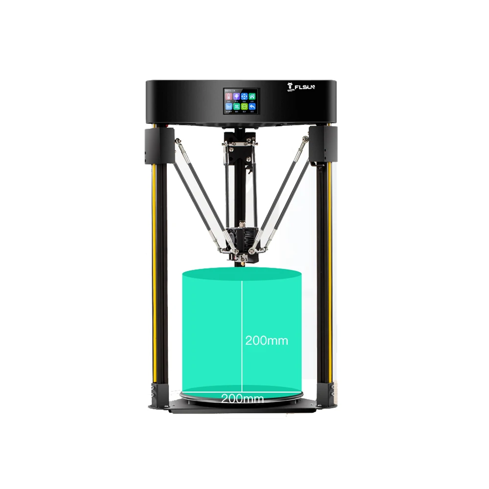 US $252.67 Flsun Q5 3D Printer Kit 32 Bit TMC 2208 Silent Driver Auto Leveling Switch Sensor Resume PreAssembly TFT 200200mm Print Size