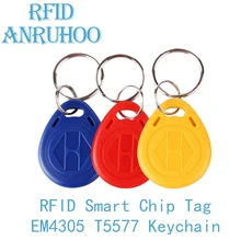 5/10PCS RFID Rewritable ID Card 125Khz T5577 Smart Chip Copy Key EM4305 Copier Duplicator Tag Programmer Badge Keychain