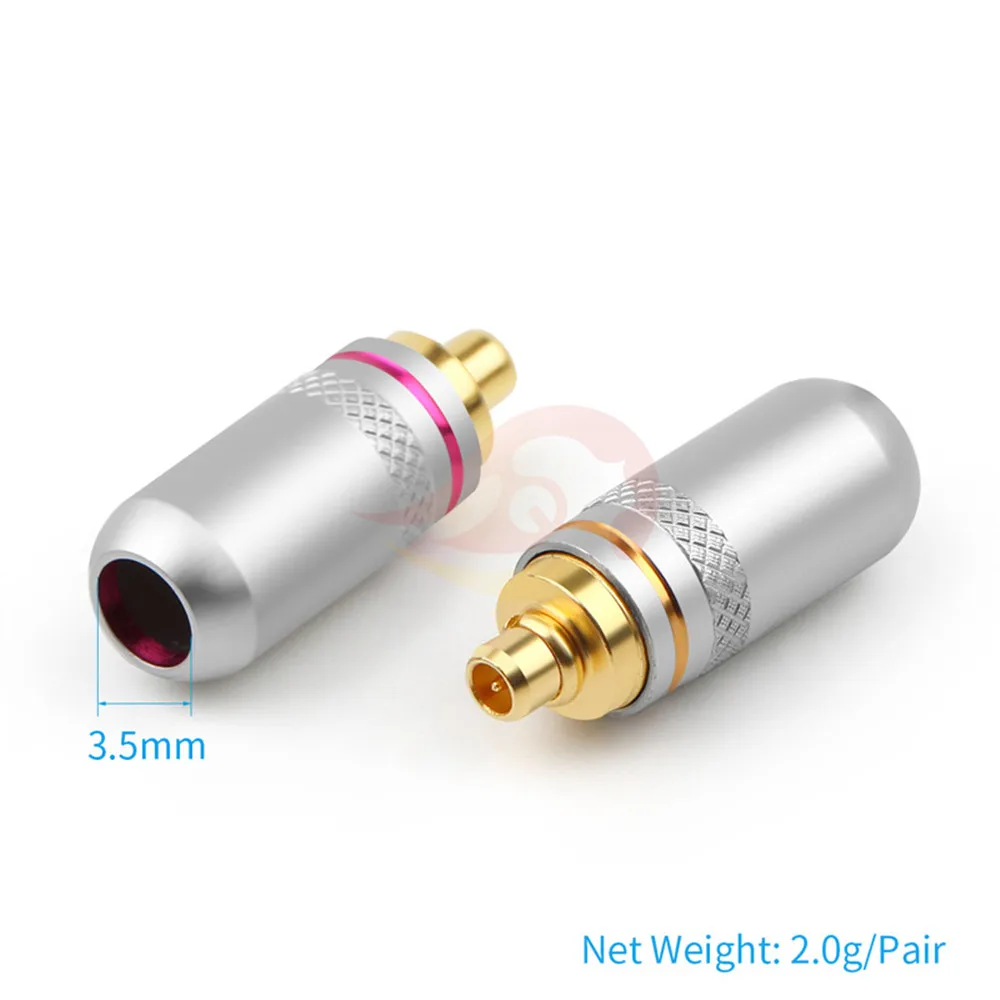 2pairs For MMCX Pin Earphone Audio Jack For N5005 W60 N30 N40 846 525 HIFI Headphone Plug Wire Connector Adapter DIY