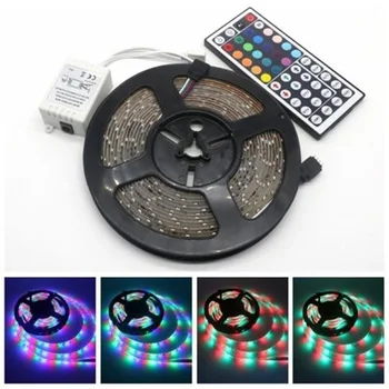 

LED Color Change Strip Tape Ribbon SMD 3528 Light RGB Lamp with Remote Control for Household Television Ornaments