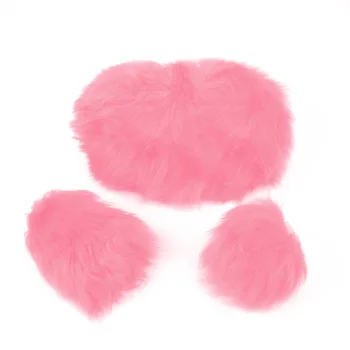 

Long Plush Steering Wheel Cover Set Handbrake Cover Warm Winter Accessories Soft Universal