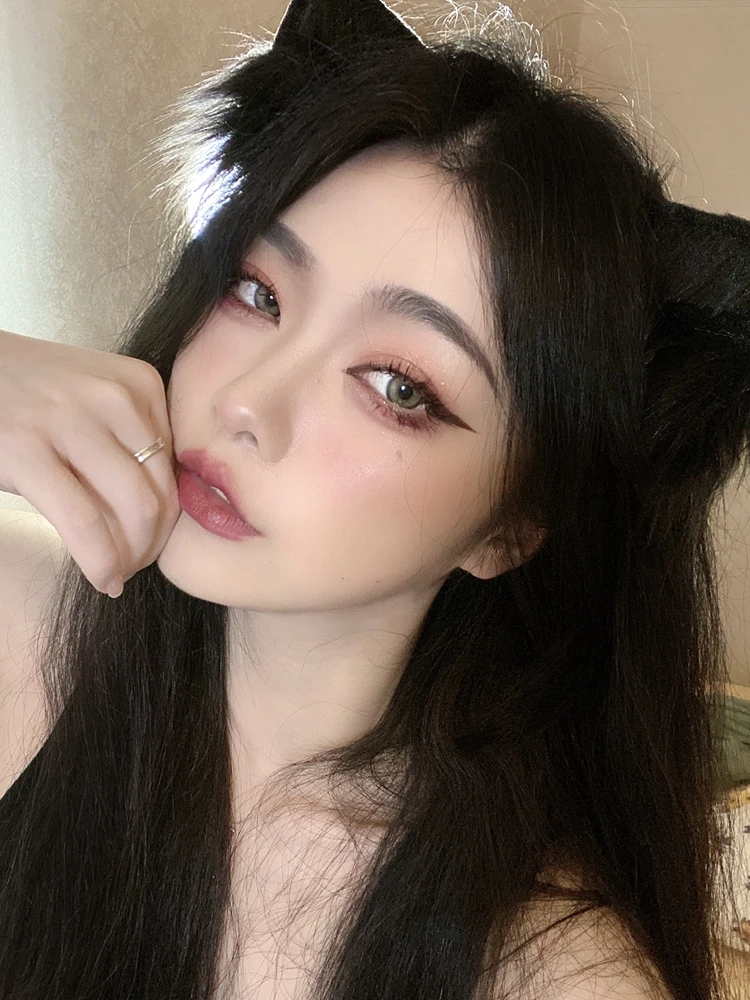 Ears Cosplay Gothic Lolita Cat Ears Cosplay  Chinese Headdress Anime Decor  Gothic Accessories Fox Ears Decor Kawaii Accessories