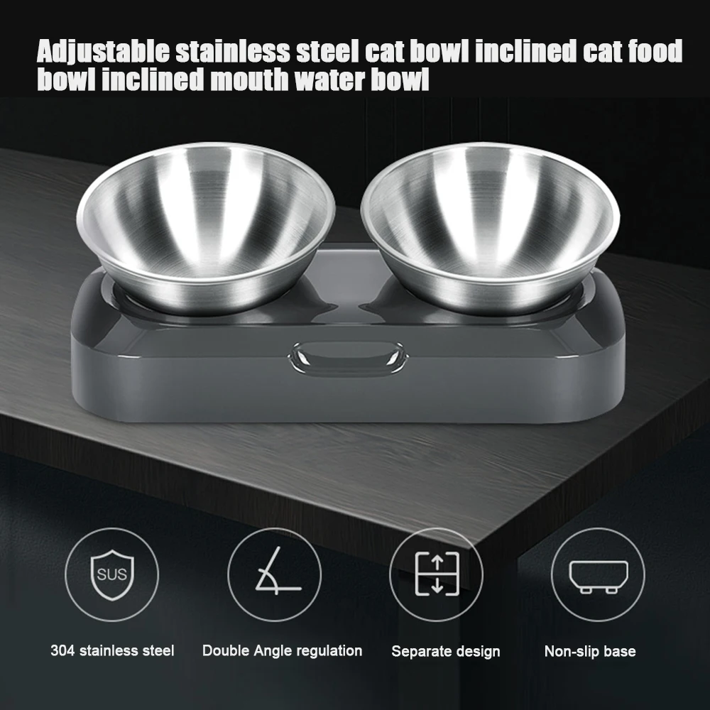 Stainless Steel Pet Bowls with Stand4