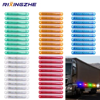 

RXZ 50PCS 24V Truck lights led 9SMD marker light Car Bus Truck Lorry Side Marker Indicator Trailer Light Rear Side Lamp