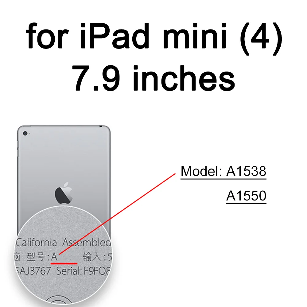Стекло для Apple iPad Mini Series 1 2 3 4 5 поколения, закаленное стекло для защиты экрана для нового iPad Mini 7,9 дюйма, пленка HD - Цвет: for iPad mini 4