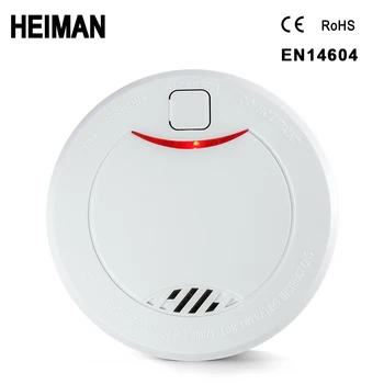 

HEIMAN independent fire alarm smoke detector home high sensitivity safety protection system Wireless sensor mini Portable
