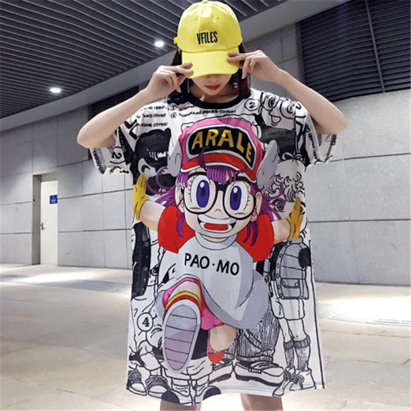 2020 с героями мультфильмов платье для беременных женщин Harajuku принтовые тройники в