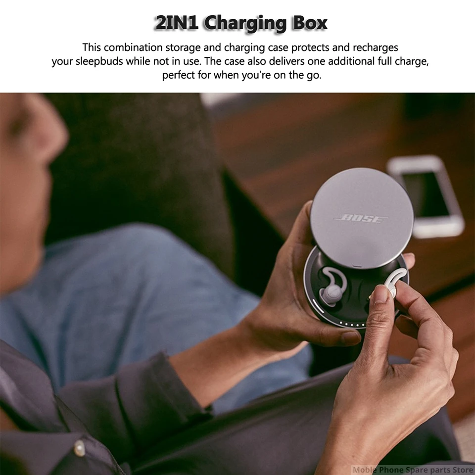 New Bose Noise Masking Sleepbuds True Wireless Earbuds Soothing Masking Sounds for Sleepers TWS Earphones with Charging Case