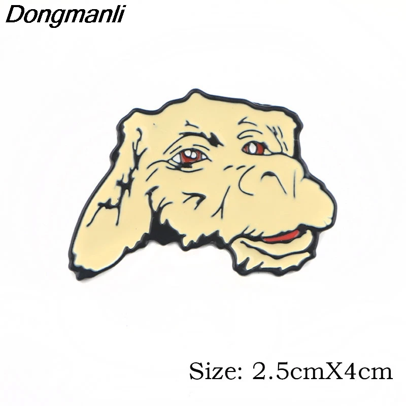 P2311 Dongmanli The Neverending Story Falcor Дракон Удачи эмалированная булавка металлическая брошь