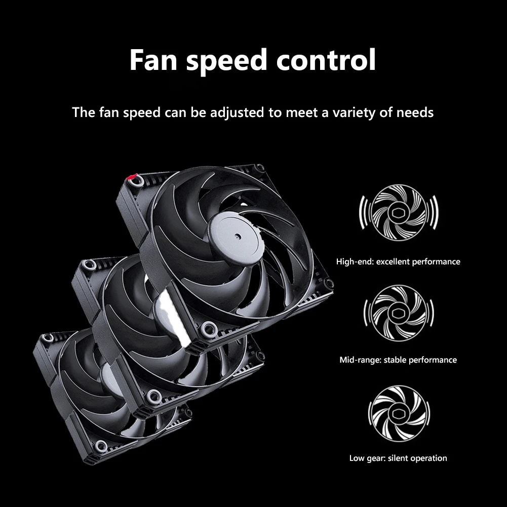 4-pin pwm ventilador de refrigeração silencioso com