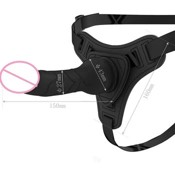 Womens Leather Latex Sexy Exotic Panties Bondage Strapon Chastity Pants With Penis Set Fetish Body Harness Couples Flirting Toys 3