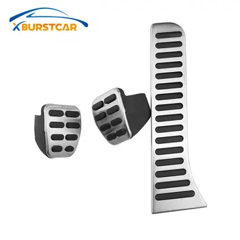 

Xburstcar Stainless Steel Car Gas Pedal Brake Pedals Cover RHD & LHD for Volkswagen VW Caddy 2004 - 2015 Kit Parts Accessories