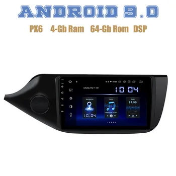 

PX6 Android 9.0 Car GPS Radio DSP player for Kia ceed 2012 2013 2014 2015 2016 with 4+64GB wifi usb Auto Stereo
