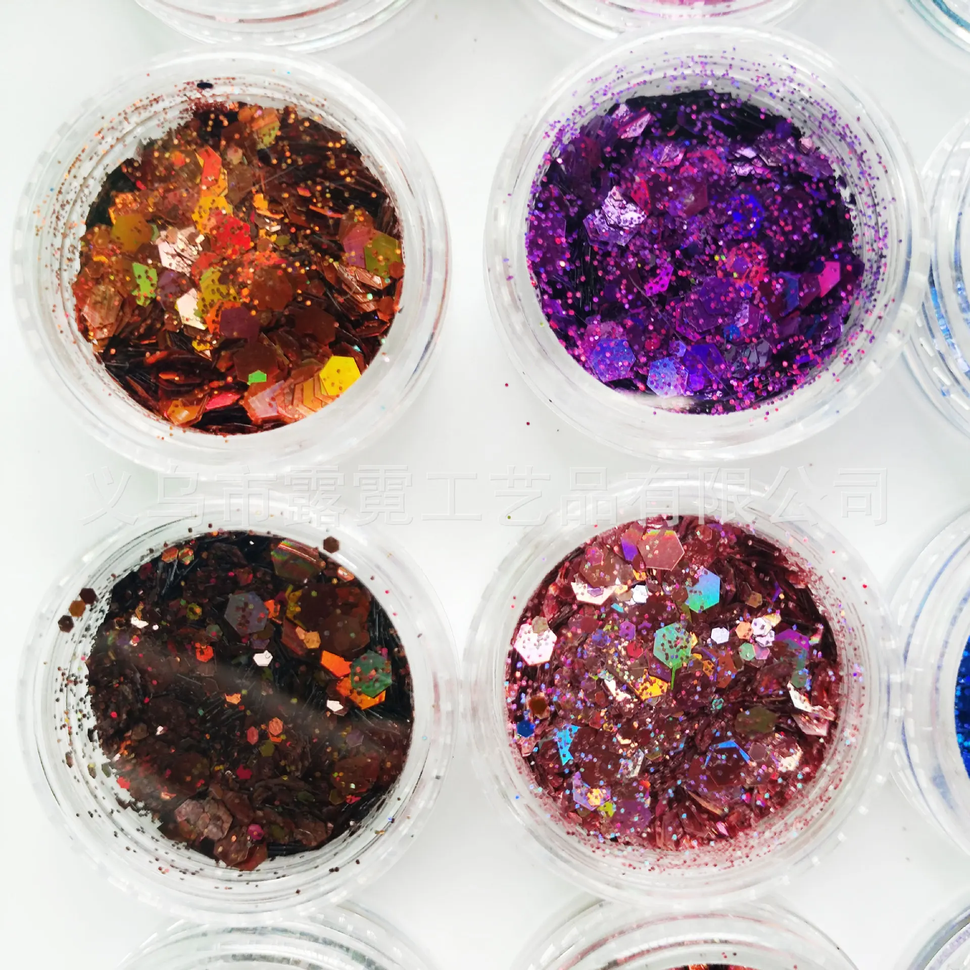 Nail Glitter Nail Decoration Nail Decorations Body Glitter Holographic Chunky Glitter Total 60-140g Face Body Eye Nail Festival Chunky Holographic Glitter 6/8/24 Jars Mix Loose M9