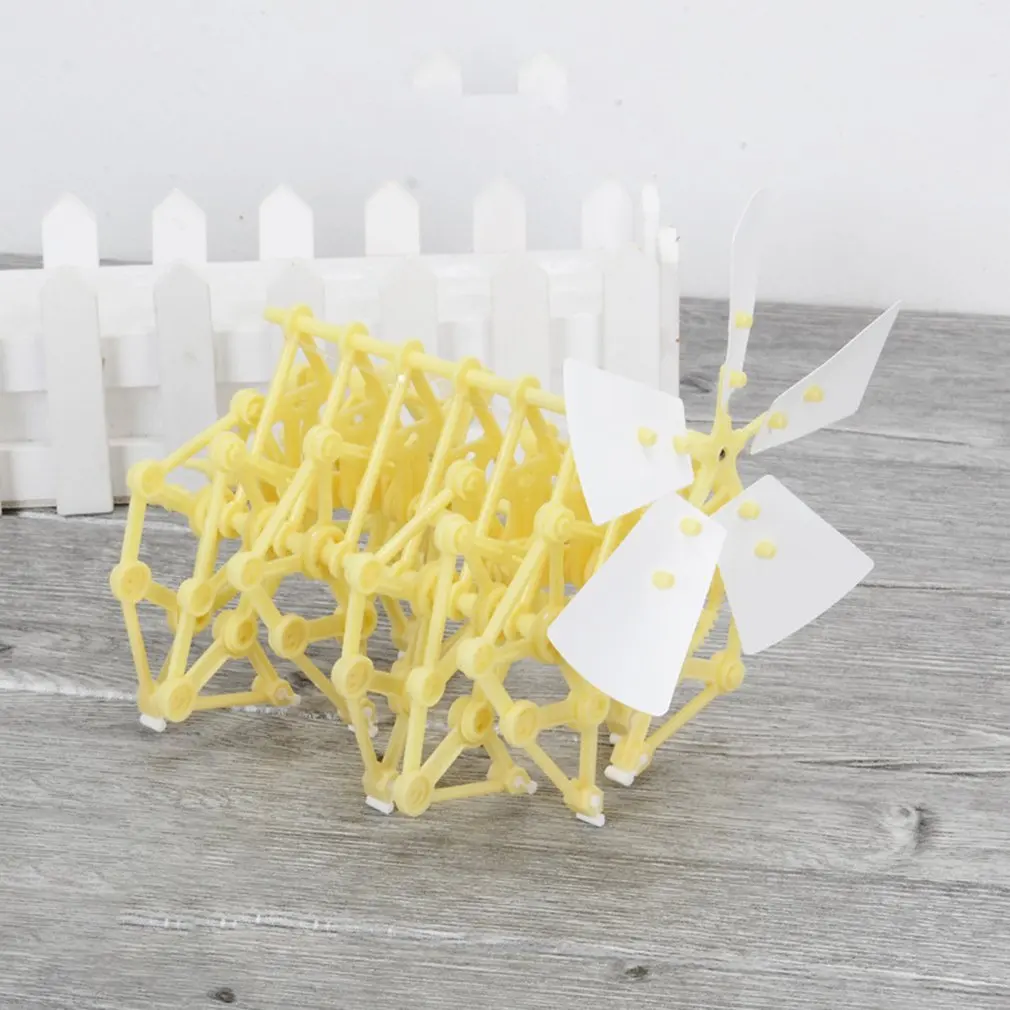 DIY пластик ветер мощность бионический зверь животная технология DIY Детская Игрушка Робот Ветер мощность Механический Зверь собранная модель