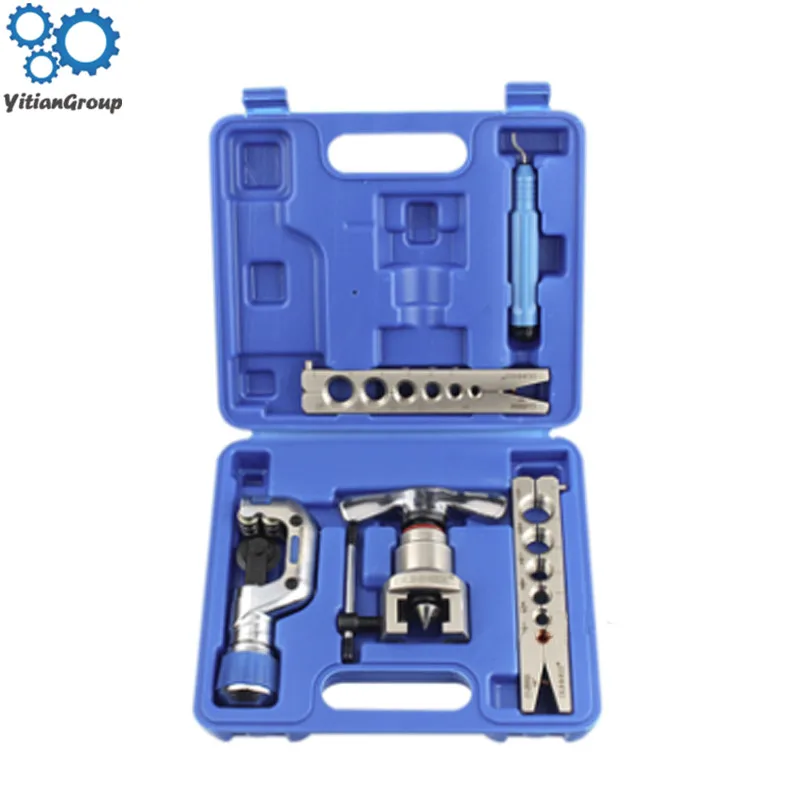 

Ratchet Flaring Flare Tool Set 6-19mm Gas Brake Line Application Tubing Refrigerator Refrigeration Repair Tools Expander Sets