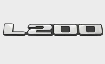 

For L200 Badge Emblem Chrome Silver Logo Car Sticker Warrior Animal