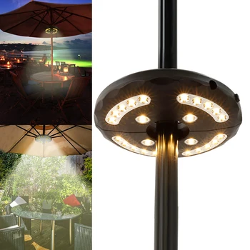 

24 LED Outdoor Poles Tent Camping Lights LED Lantern Poles Umbrella Light Portable Beach Tent Patio Garden Emergency Lights