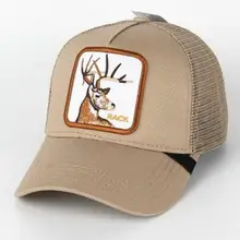 Новая летняя Кепка водителя грузовика, сетчатая бейсболка, хип-хоп кепка для мужчин, бейсболка с вышивкой, олень-хаки